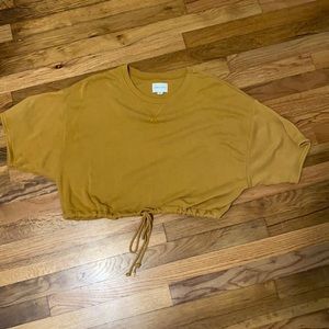 sweater cropped shirt